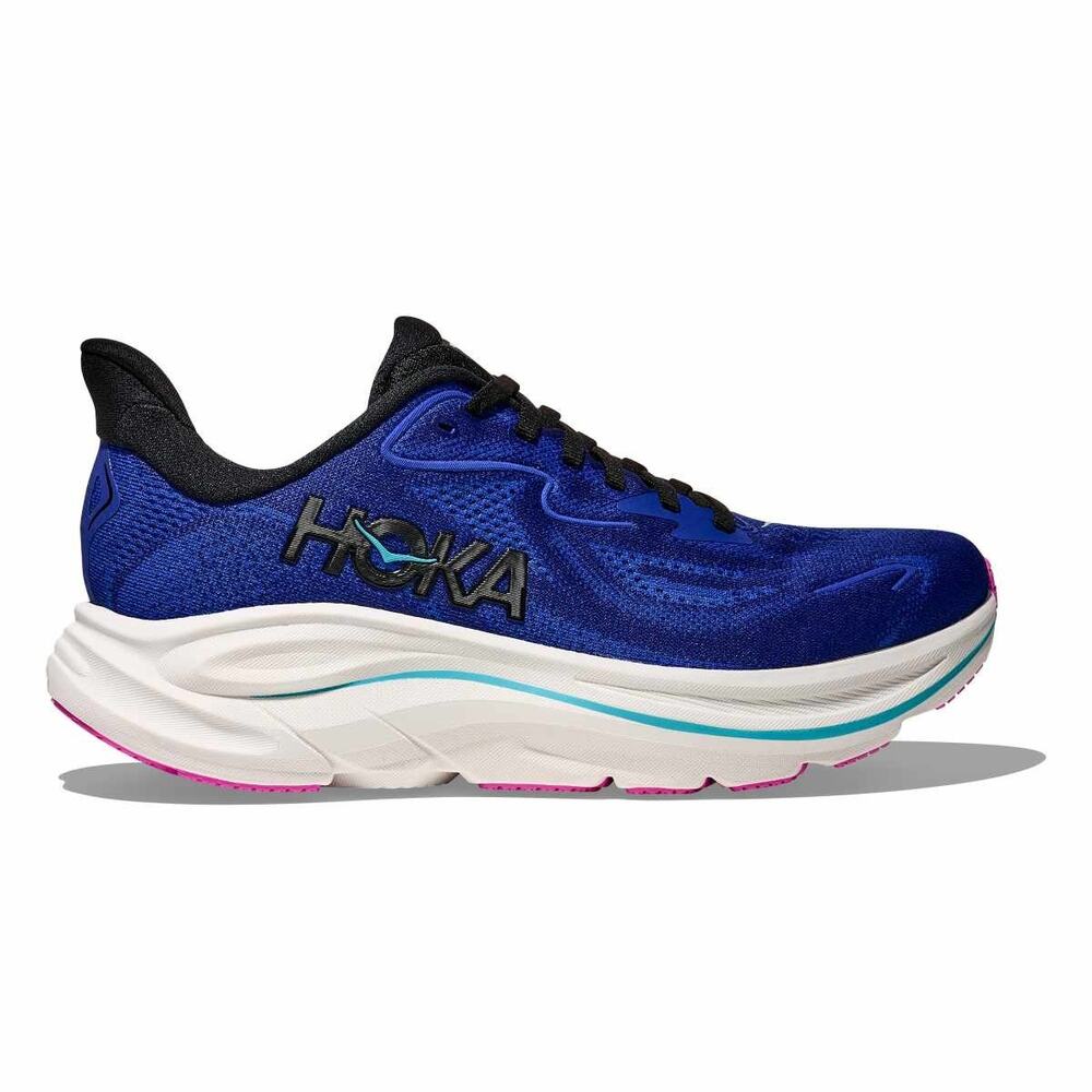 HOKA Clifton 10 Running Shoes Night Sky Ultramarine Cushioned Womens 10 Sneakers - Picture 10 of 10